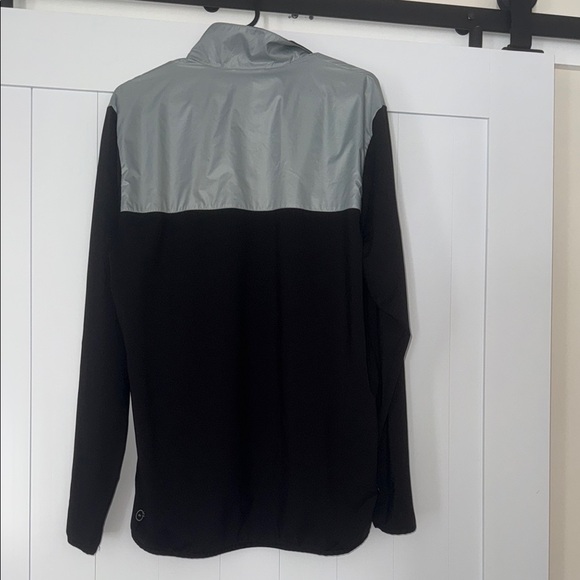 Puma Black and Gray Windbreaker with High Collar - Picture 6 of 6